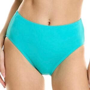Coco Reef Women’s Contours High Waist Bikini Swimsuit Bottom Aqua Size L